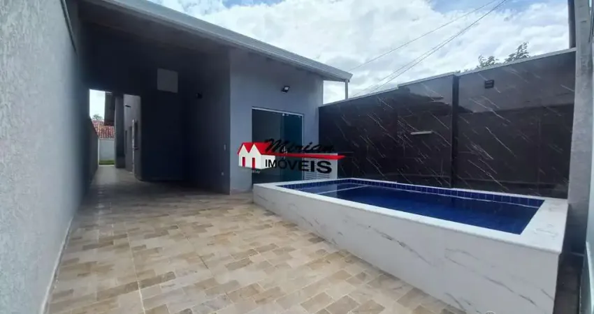 Super oportunidade!!! casa (nova) 2 dts (1 suíte), sala, cozinha, 2 wc, piscina, 2 vagas