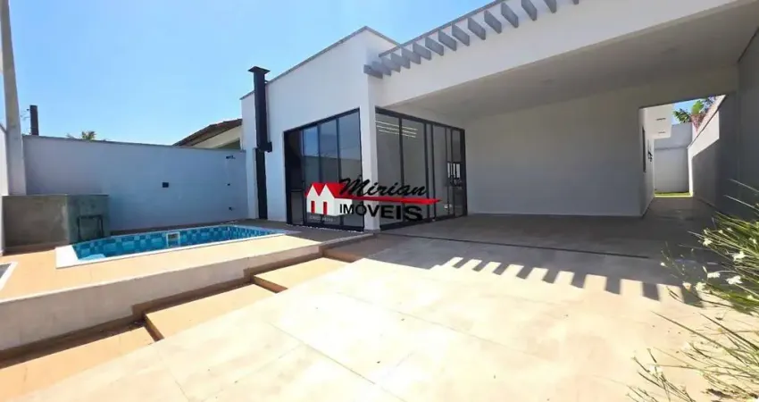 Casa à venda em peruíbe-sp, balneário são joão batista: 3 quartos, 3 suítes, 2 salas, 4 banheiros, 4 vagas, 140m² piscina com cascata