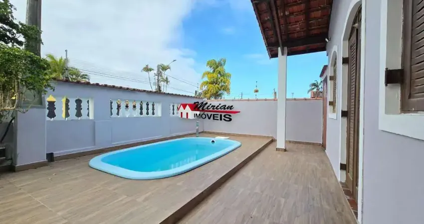 Imperdível casa à venda em peruíbe-sp no parque balneário oásis - 3 quartos, 1 suíte, 2 salas, 3 banheiros, 2 vagas, 117m²!