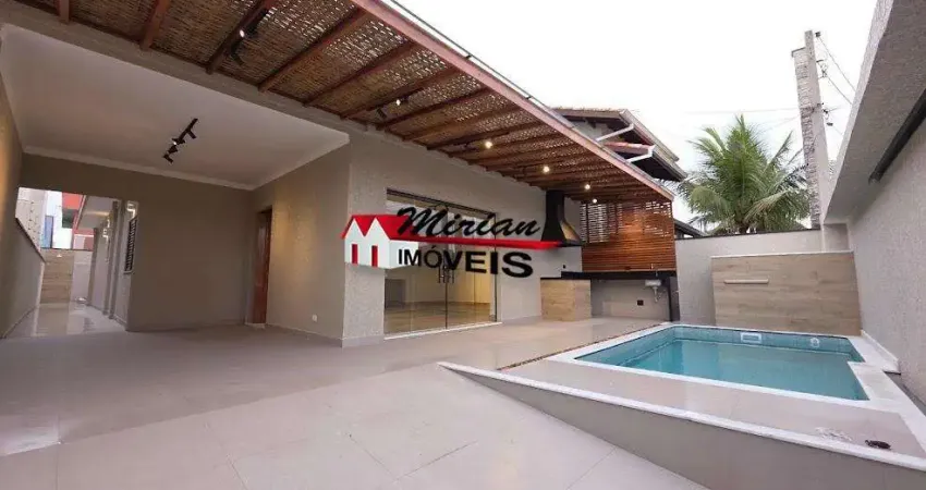 Oportunidade única! casa de luxo à venda em peruíbe-sp, parque balneário oasis: , 3 suítes, 1 sala, 4 banheiros, 2 vagas 122m² piscina com cascata