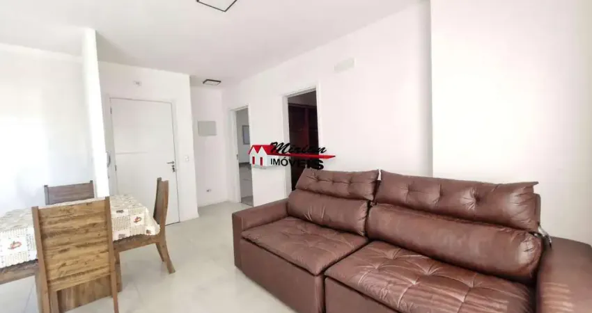 Apartamento para locação no centro de peruíbe-sp: 1 quarto, 1 sala, 1 banheiro, 1 vaga de garagem, 55m² de área.