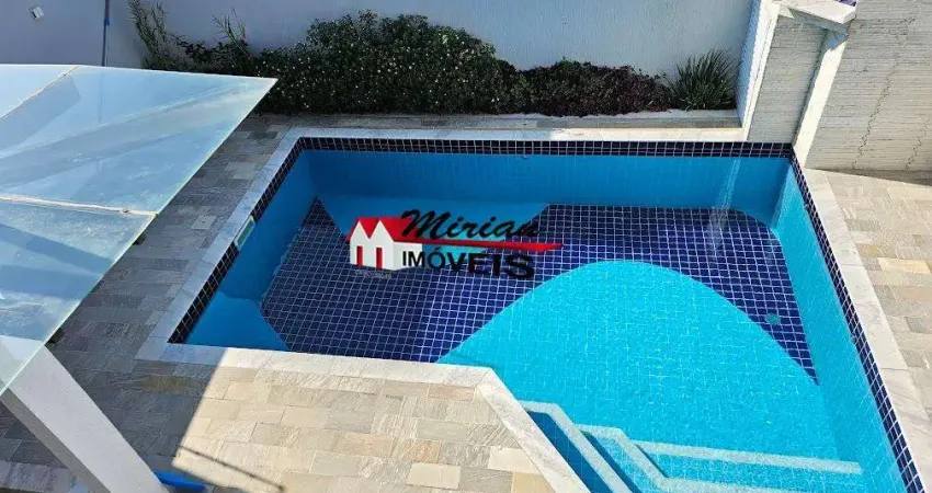 Sobrado alto padrão 4 suites, 100 metros da praia em bairro nobre piscina espaço gourmet
