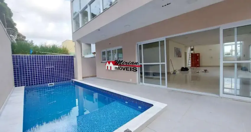 Sobrado tríplex maravilhoso em condomínio fechado 7 suites com piscina alto padrão