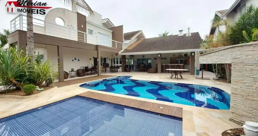 Sobrado com 5 suites em condominio fechado em peruibem, com 850 m2 de terreno bougainvillee ii na mirian imóveis em peruibe vc encontra  seu imóvel