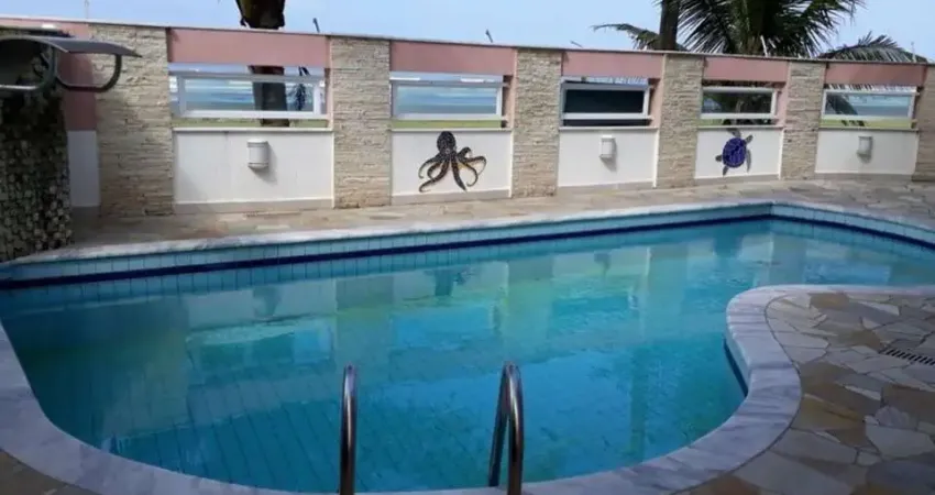 Sobrado de frente para o mar com 3 pavimentos em bairro nobre 4 dormitórios sendo 2 suítes com armários planejados e suíte master com hidromassagem,sa