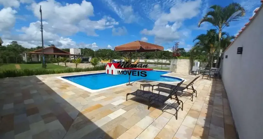 Belíssima chácara (porteira fechada) 25.000m² 10 dts, espaço gourmet, piscina, redário, tanque de peixes