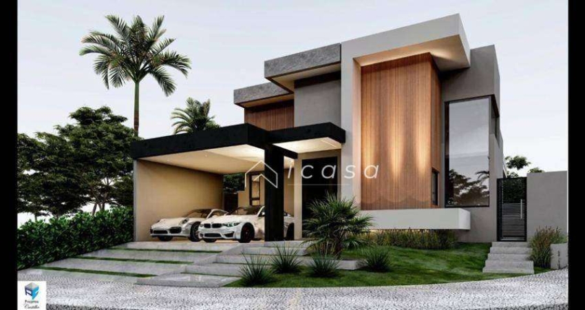 Casa com 3 dormitórios à venda, 150 m² por R$ 1.000.000,00 - Condomínio Terras do Vale - Caçapava/SP