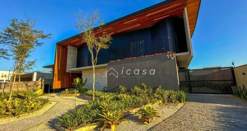 Sobrado com 4 dormitórios à venda, 645 m² por r$ 18.500.000,00 - condomínio chácara serimbura - são josé dos campos/sp