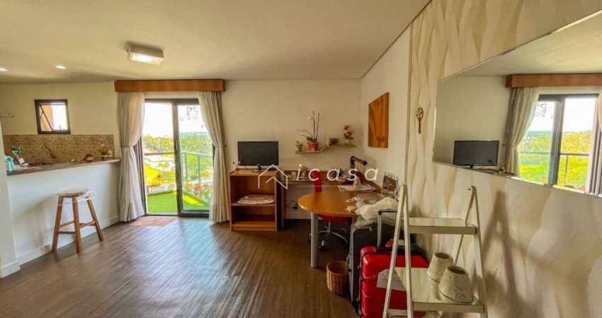 Flat com 1 dormitório à venda, 46 m² por R$ 295.000,00 - Jardim São Dimas - São José dos Campos/SP