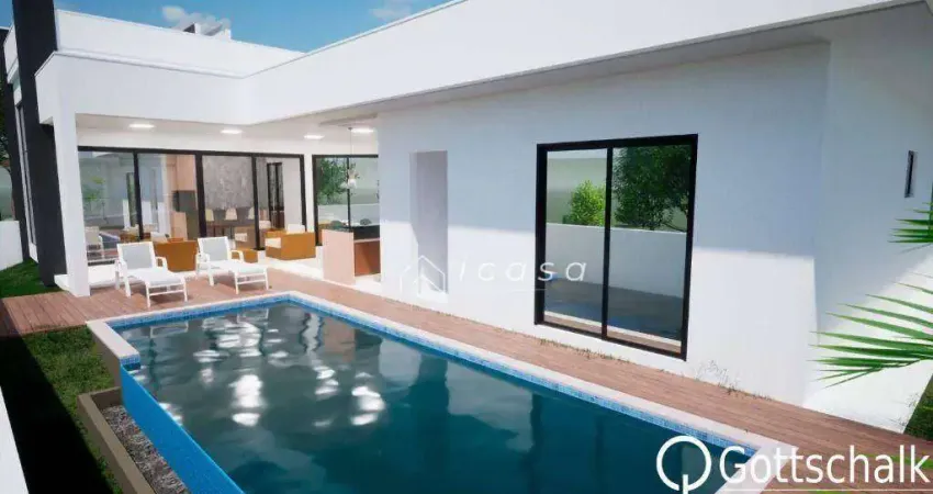 Casa com 3 dormitórios à venda, 260 m² por R$ 1.590.000,00 - Condomínio Santa Mônica - Caçapava/SP