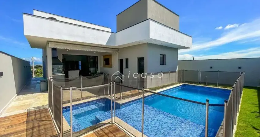 Casa com 3 dormitórios à venda, 210 m² por r$ 1.390.000,00 - condomínio santa mônica - caçapava/sp