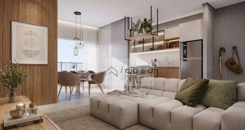 Apartamento com 3 dormitórios à venda, 84 m² por R$ 725.000,00 - Praia das Palmeiras - Caraguatatuba/SP