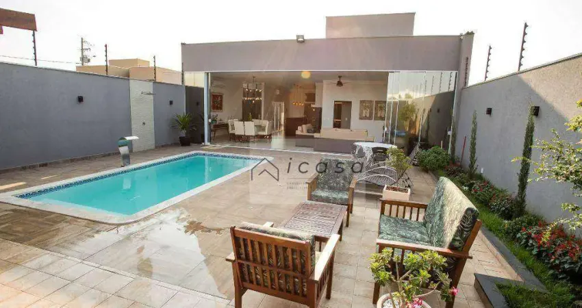 Casa com 3 dormitórios à venda, 260 m² por R$ 1.000.000,00 - Loteamento Jardim Laguna - Mirassol/SP