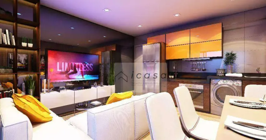 Studio com 1 dormitório à venda, 47 m² por R$ 367.918,73 - Indaiá - Caraguatatuba/SP