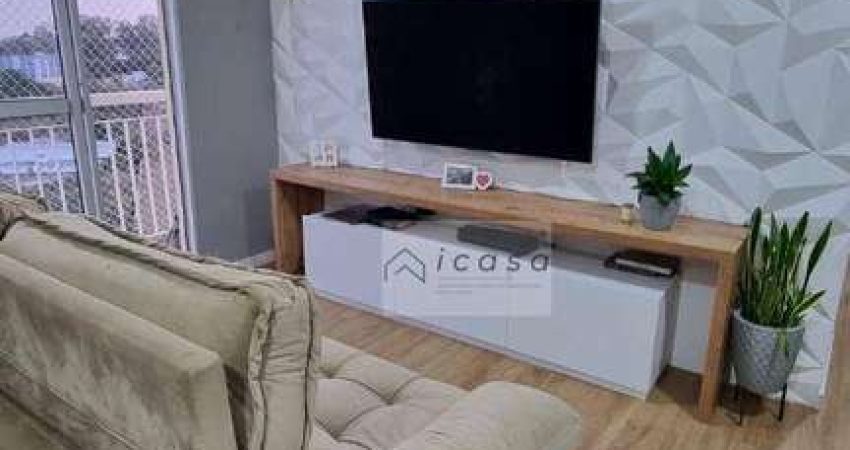 Apartamento com 2 dormitórios à venda, 50 m² por R$ 373.000,00 - Parque Residencial Flamboyant - São José dos Campos/SP