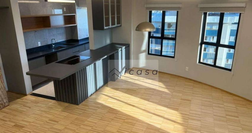 Apartamento Duplex com 1 dormitório à venda, 84 m² por R$ 850.000,00 - Parque Residencial Aquarius - São José dos Campos/SP