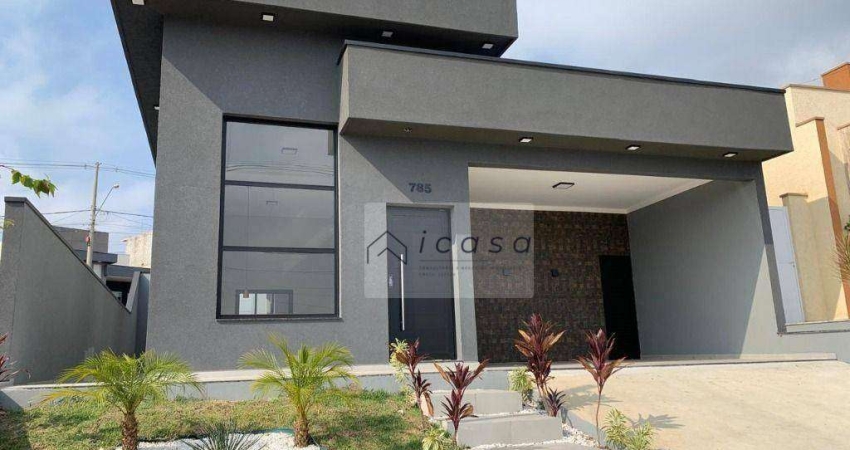 Casa com 3 dormitórios à venda, 140 m² por R$ 788.000,00 - Condomínio Reserva do Vale - Caçapava/SP