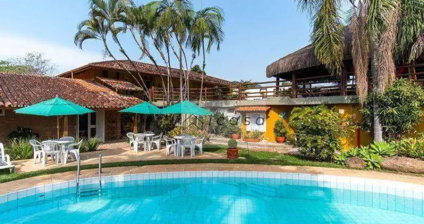 Pousada com 21 dormitórios à venda, 1380 m² por R$ 8.000.000,00 - Itaguá - Ubatuba/SP