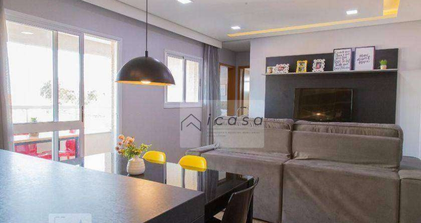 Apartamento com 2 dormitórios à venda, 73 m² por R$ 585.000,00 - Jardim Veneza - São José dos Campos/SP