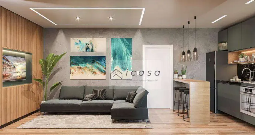 Apartamento com 2 dormitórios à venda, 61 m² por R$ 619.000 - Jardim Augusta - São José dos Campos/SP