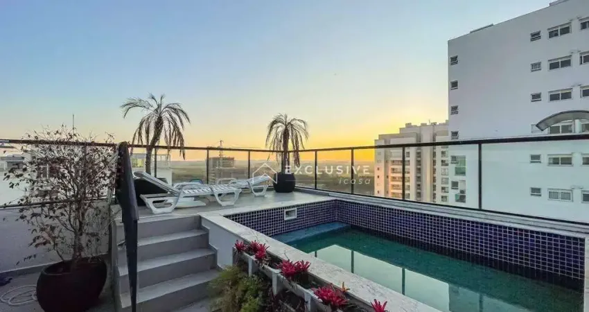 Apartamento Triplex com 3 dormitórios, 260 m² - venda por R$ 2.500.000,00 ou aluguel por R$ 16.300,22/mês - Jardim Esplanada - São José dos Campos/SP