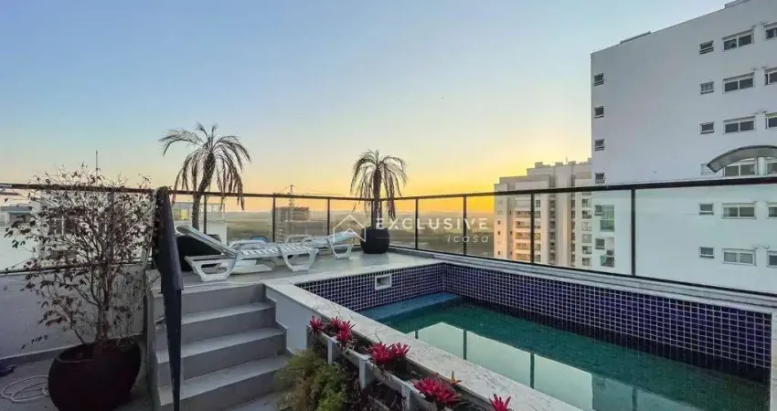 Apartamento Triplex com 3 dormitórios, 260 m² - venda por R$ 2.500.000,00 ou aluguel por R$ 16.300,22/mês - Jardim Esplanada - São José dos Campos/SP