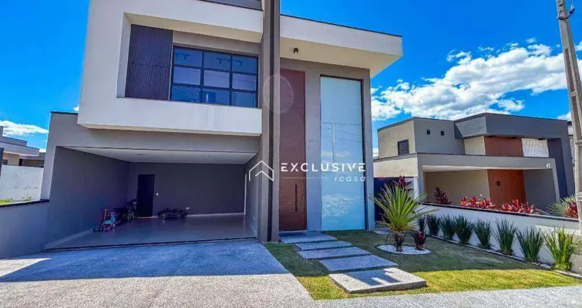 Sobrado com 3 dormitórios à venda, 230 m² por r$ 1.500.000,00 - residencial santa monica - caçapava/sp