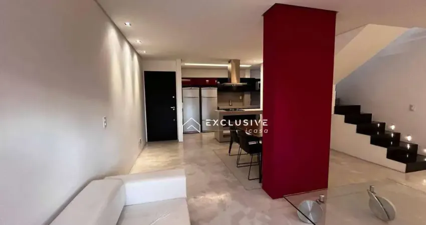 Apartamento Duplex com 1 dormitório à venda, 82 m² por R$ 750.000,00 - Jardim Aquarius - São José dos Campos/SP