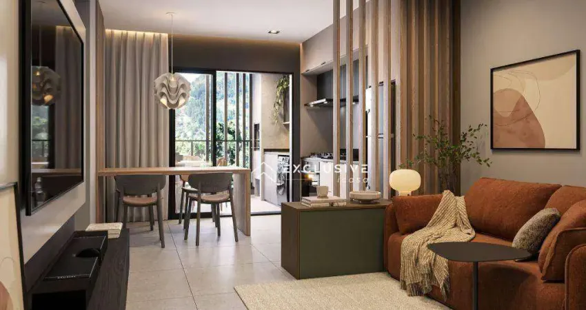 Apartamento com 1 dormitório à venda, 39 m² por R$ 363.000 - Acarau - Ubatuba/SP