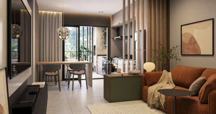 Apartamento com 1 dormitório à venda, 41 m² por R$ 366.000 - Acarau - Ubatuba/SP