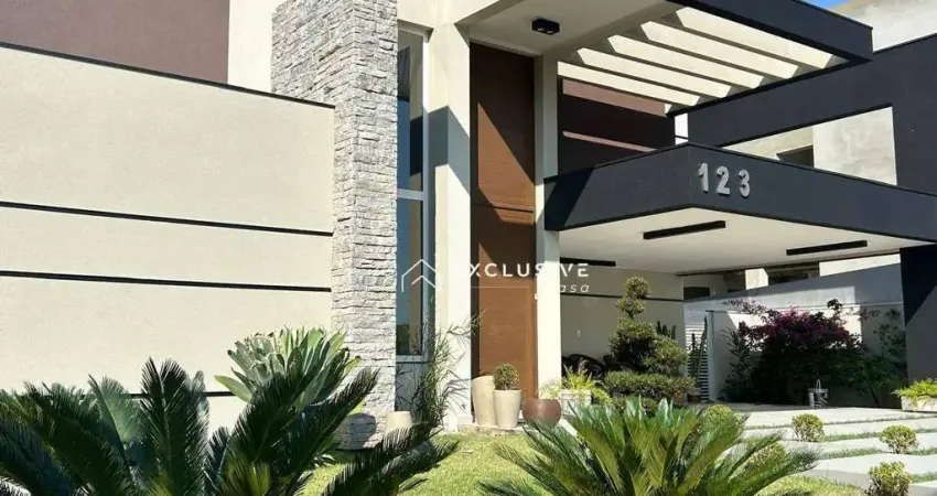 Sobrado com 4 dormitórios à venda, 445 m² por r$ 3.600.000,00 - condomínio residencial alphaville - são josé dos campos/sp