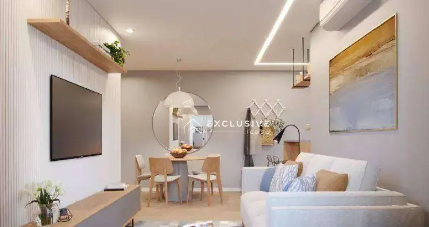 Apartamento com 2 dormitórios à venda, 68 m² por R$ 372.000 - Parque São Luís - Taubaté/SP