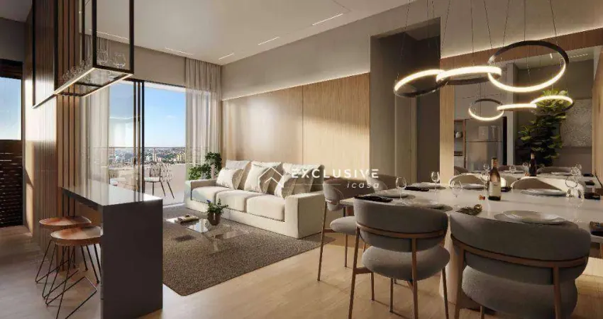 Apartamento com 3 dormitórios à venda, 117 m² por R$ 865.000 - Barranco - Taubaté/SP