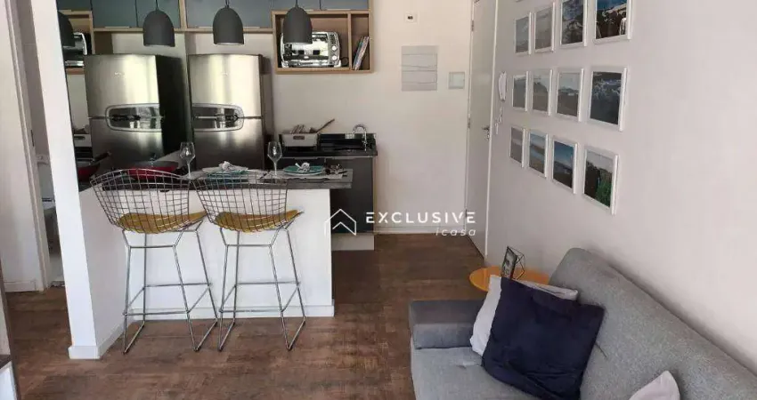 Apartamento com 1 dormitório para alugar, 37 m² por R$ 3.025,00/mês - Centro - São José dos Campos/SP