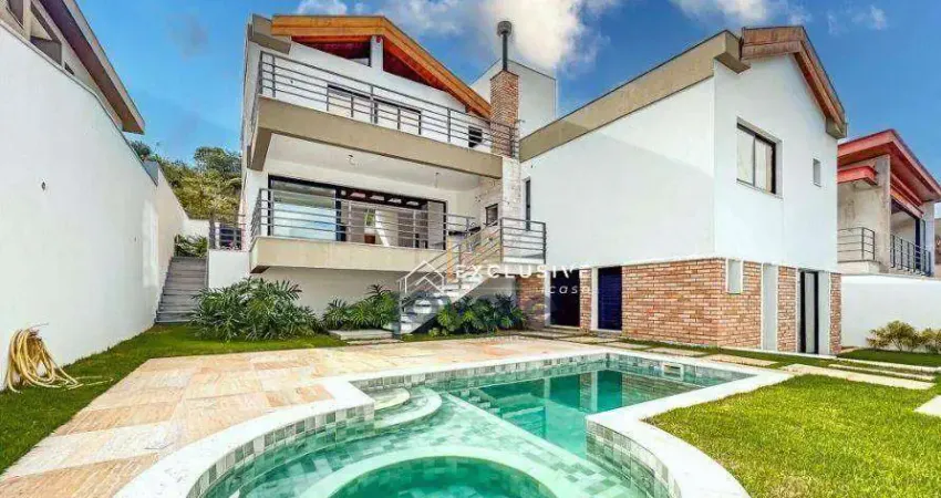 Sobrado com 4 dormitórios à venda, 294 m² por r$ 3.290.000,00 - condomínio residencial alphaville ii - são josé dos campos/sp