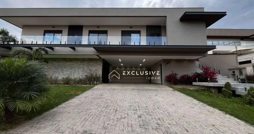 Sobrado com 4 dormitórios, 410 m² - venda por r$ 6.800.000,00 ou aluguel por r$ 30.170,00/mês - reserva do paratehy sul - são josé dos campos/sp