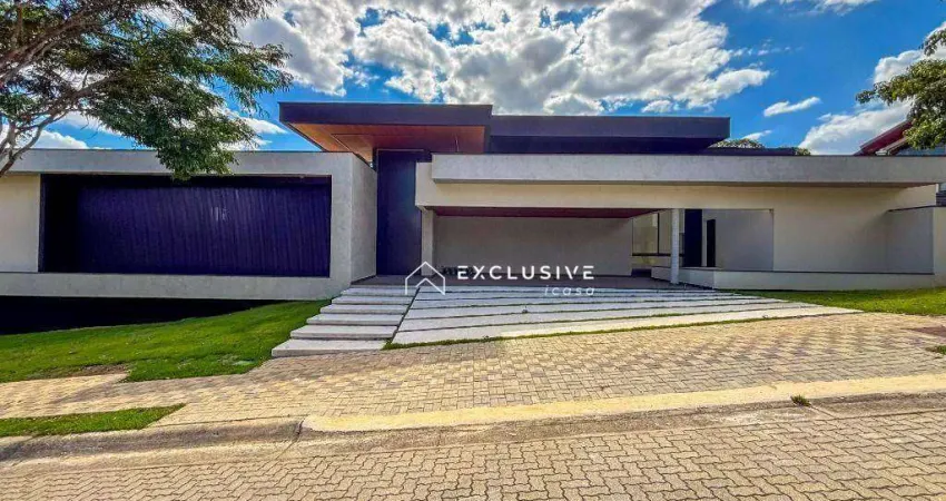 Casa com 4 dormitórios, 580 m² - venda por r$ 11.900.000,00 ou aluguel por r$ 76.970,00/mês - condomínio reserva do paratehy - são josé dos campos/sp