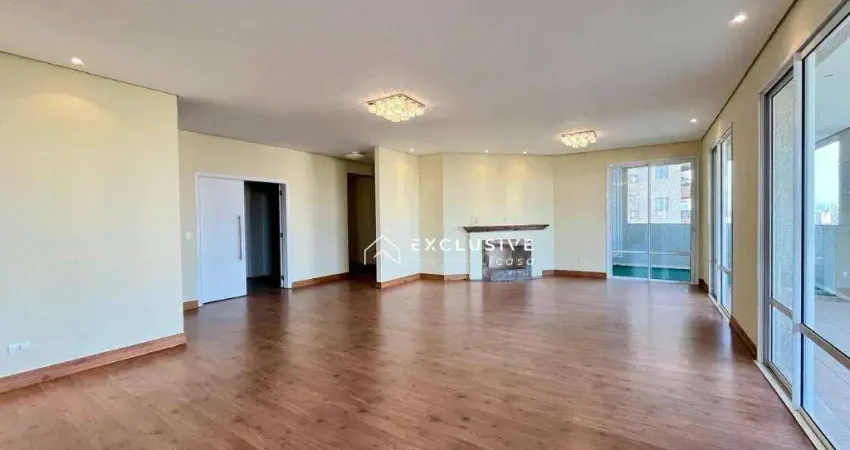 Apartamento com 4 dormitórios, 360 m² - venda por r$ 5.000.000,00 ou aluguel por r$ 23.506,00/mês - parque residencial aquarius - são josé dos campos/sp