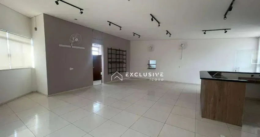 Salão para alugar, 100 m² por r$ 3.020,00/mês - jardim são josé - caçapava/sp