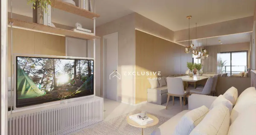 Apartamento com 2 dormitórios à venda, 53 m² - jardim das indústrias - são josé dos campos/sp