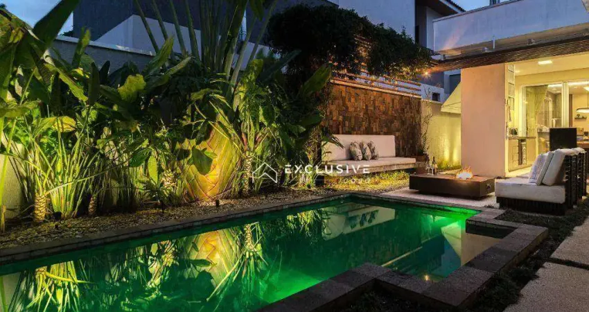 Casa térrea mobiliada no green park taubaté — piscina aquecida e design contemporâneo