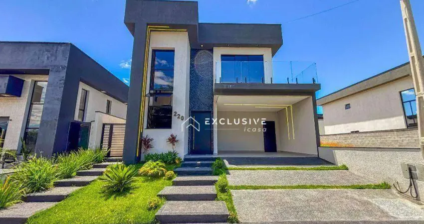 Sobrado com 3 dormitórios à venda, 190 m² por r$ 1.250.000,00 - residencial malibu - caçapava/sp