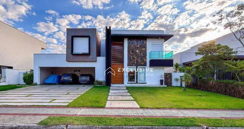 Sobrado com 5 dormitórios à venda, 507 m² por r$ 7.800.000,00 - condomínio chácara serimbura - são josé dos campos/sp