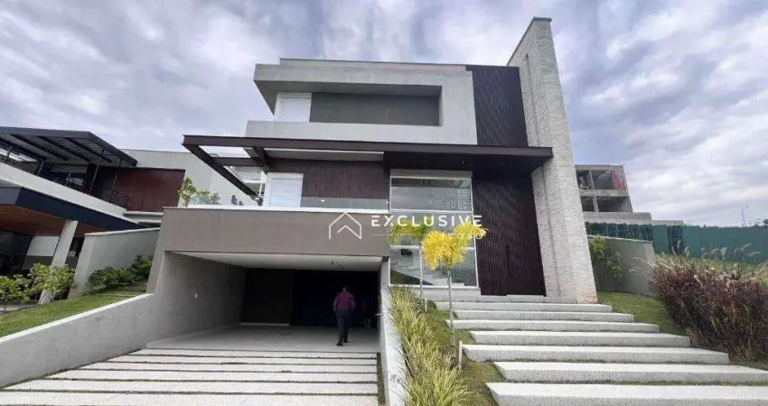 Sobrado com 4 dormitórios à venda, 373 m² por r$ 4.200.000,00 - condomínio residencial alphaville i - são josé dos campos/sp