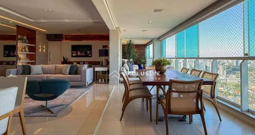 Apartamento com 3 dormitórios à venda, 192 m² por r$ 3.830.000,00 - jardim aquarius - são josé dos campos/sp