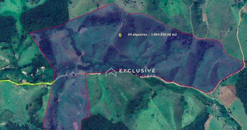 Fazenda à venda em lagoinha sp – 44 alqueires (1.064.800 m²) com água, pastagens e acesso a 3 km do centro