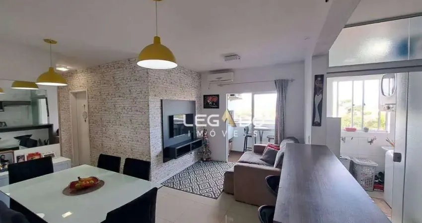 Apartamento mobiliado com 2 dorm. (1 suíte) para alugar, 67 m² por r$ 3.500/mês (tudo incluso) - iririú - joinville/sc