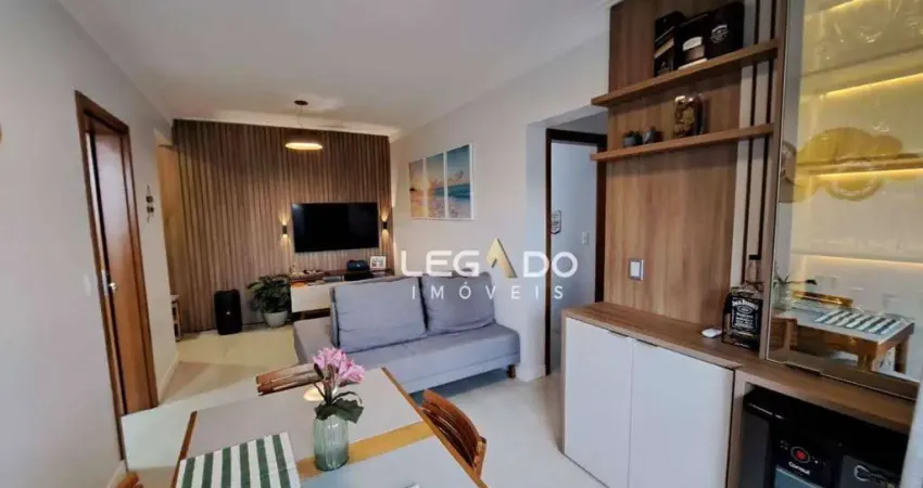 Apartamento Mobiliado com 2 dorm. (1 Suíte) à venda, 66 m² por R$ 450.000 - Iririú - Joinville/SC