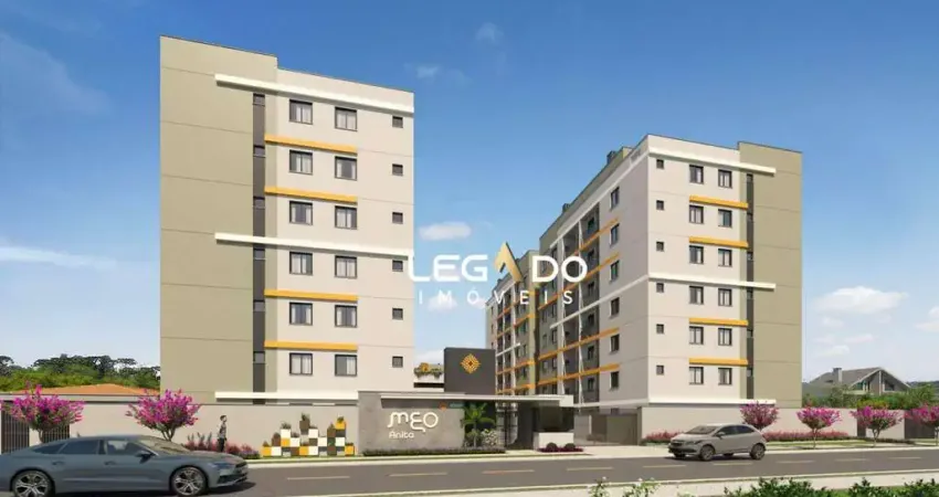 Apartamento com 2 dormitórios à venda, 53 m² por R$ 384.942,49 - Anita Garibaldi - Joinville/SC