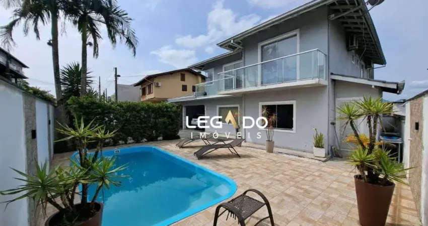 Casa com 5 dormitórios à venda, 268 m² por r$ 1.200.000,00 - jardim iririú - joinville/sc